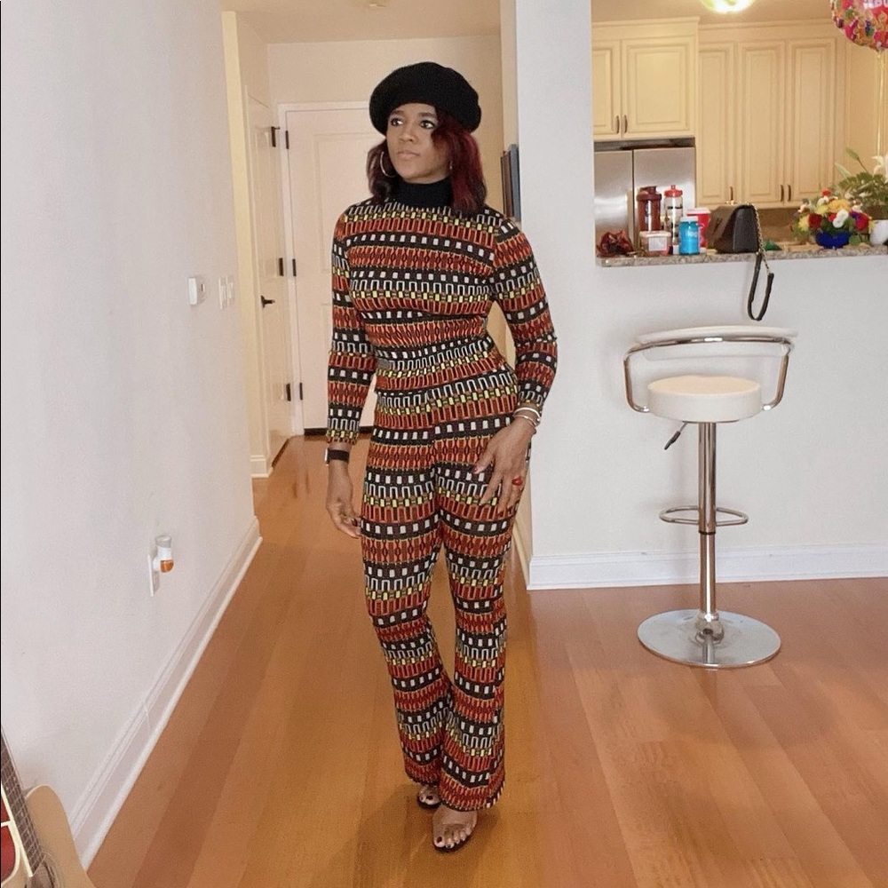 Zara Multicolor Patterned Knit Set - Picture 6 of 15